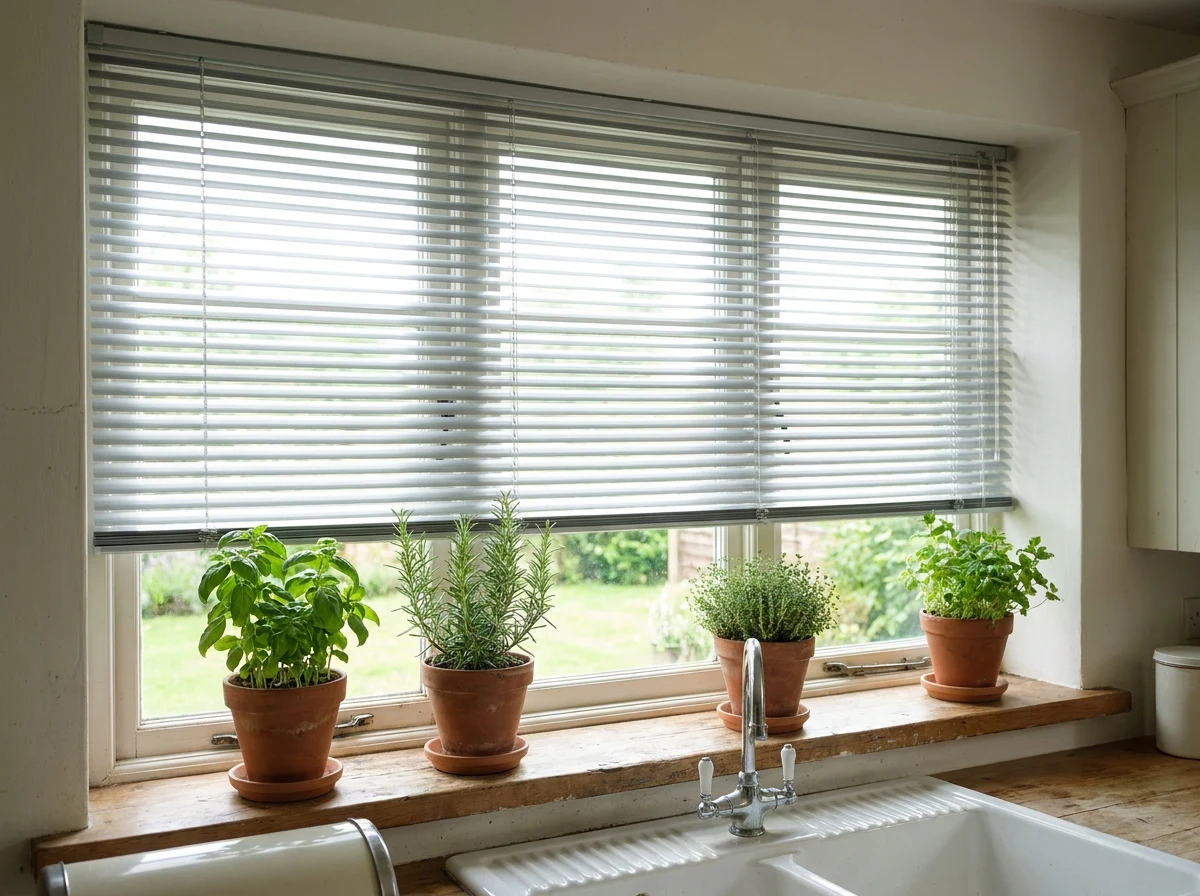 Venetian Blinds fitted in a Hurlingham home