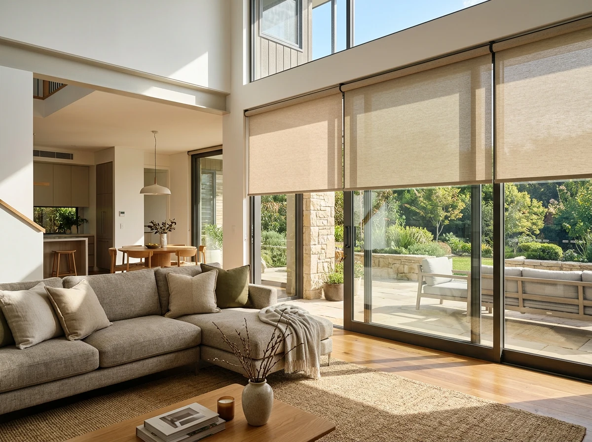 Roller Blinds fitted in a Hurlingham home